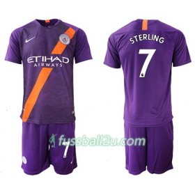 Günstige Fußballtrikots Manchester City Sterling 7 Kinder 3rd trikot 2018/19